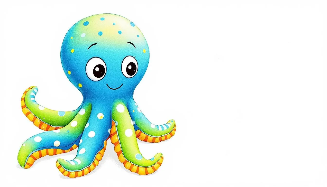 An octopus fabric toy made from various fabrics, designed for interactive play with dogs.